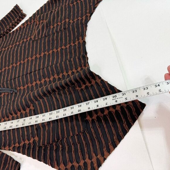 Kaktus Sweater Women Small Lagenlook Black  3/4 Sleeve Button Tassel Fall Winter - Picture 5 of 10